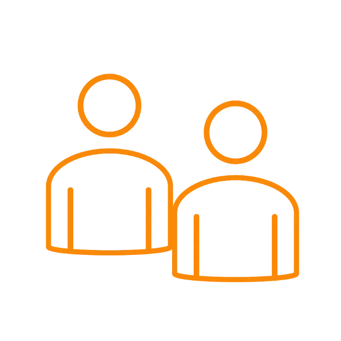 Icône de deux personnes